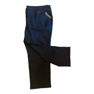 NWT Denim & Company d&co Stretch Waist 5-Pocket Denim Jeans Pants Women's 28WP